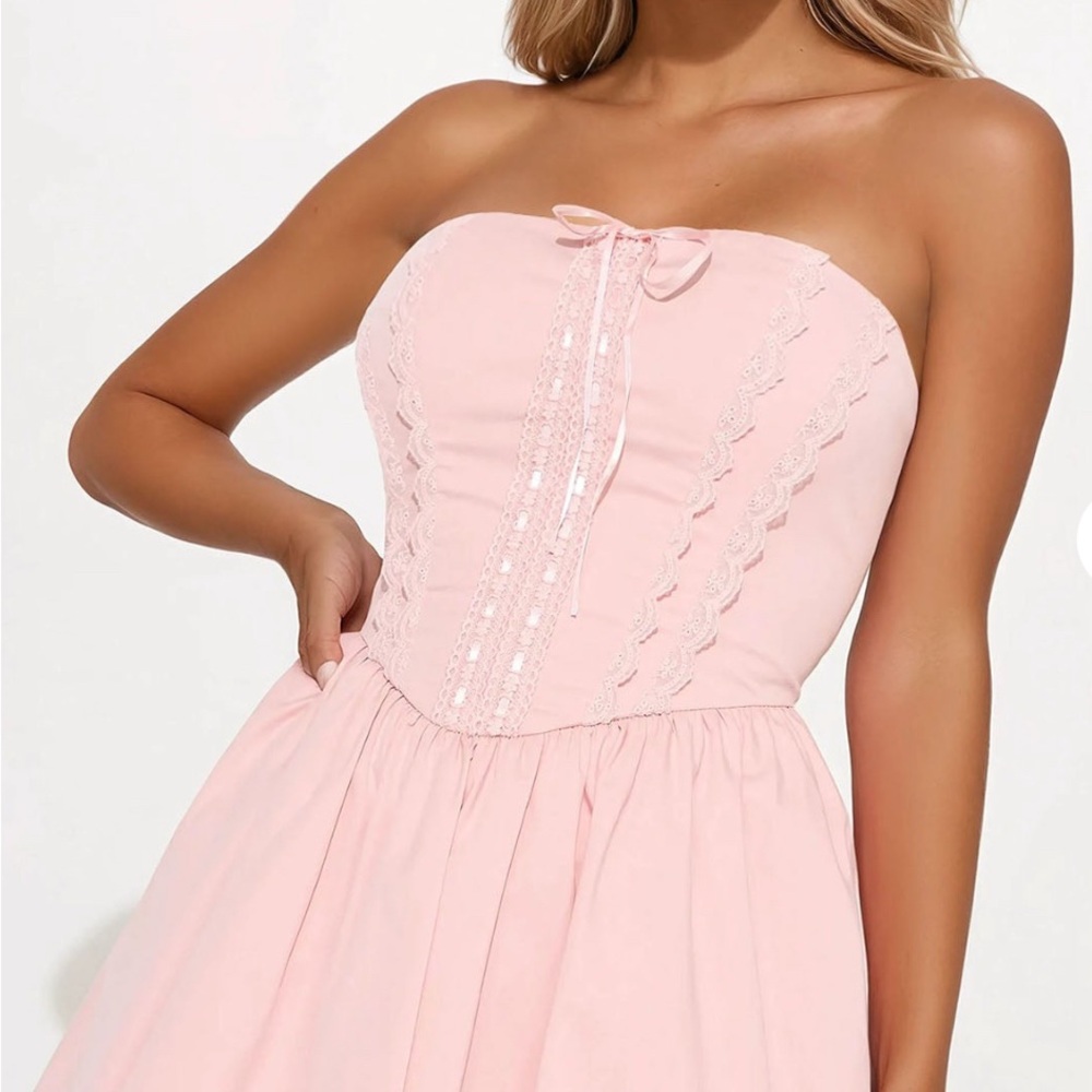 Carlita Stretch Poplin Mini Dress